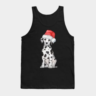 Cute And Lovely Animals With Christmas Tank Top